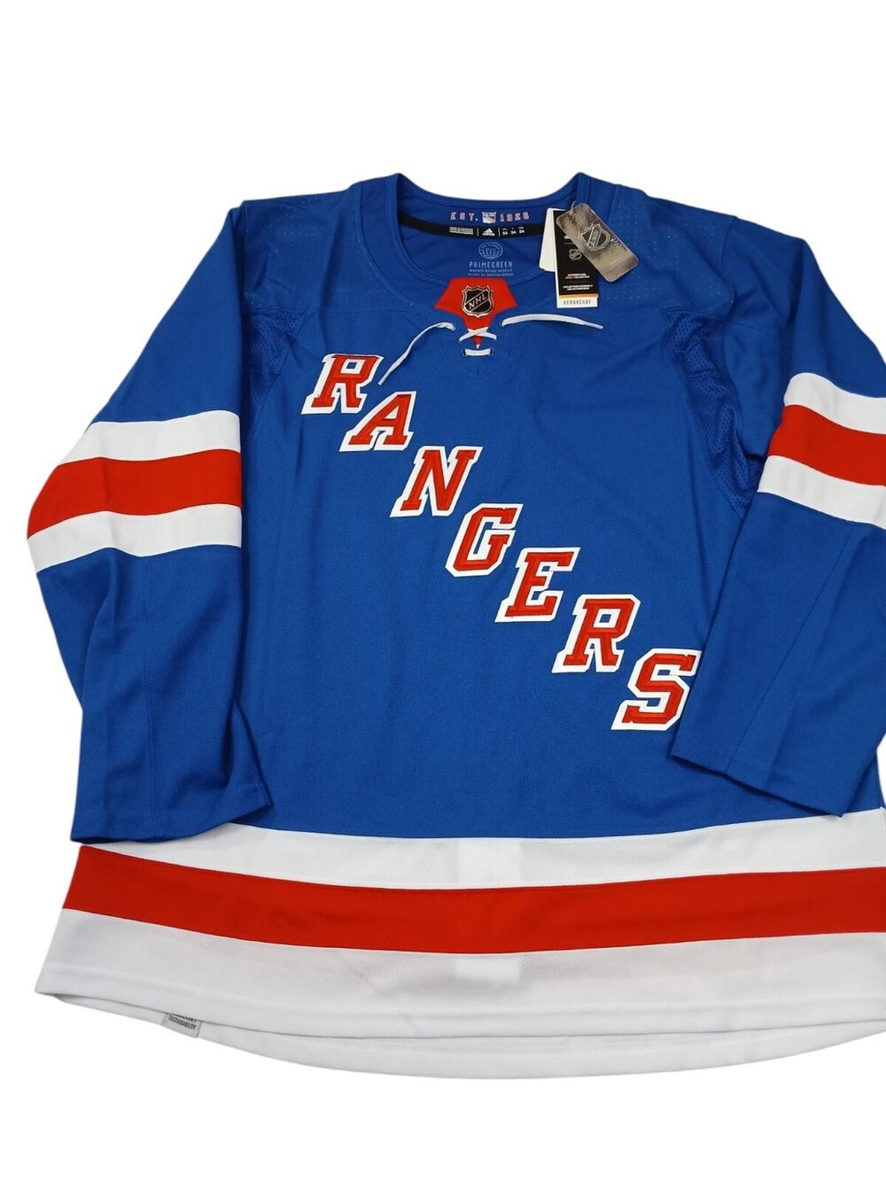 New York Rangers Adidas Authentic NHL Jersey Men's US 54 NWT